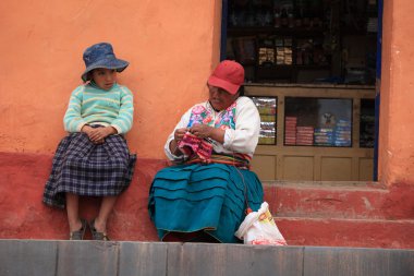 peru titicaca Gölü traditionel kişi
