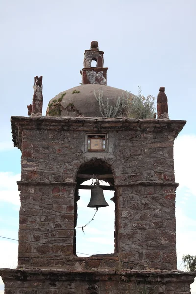 교회의 Taquile 호수 Titicaca — 스톡 사진
