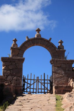 Archways Adası taquile lake titicaca adlı