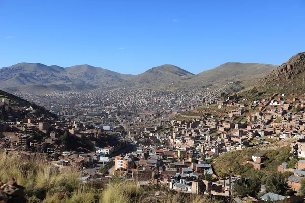 De stad puno in peru — Stockfoto