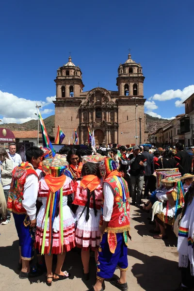 Inca Parade in Cuzco — Stock Photo, Image