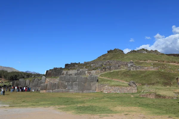 Храм Саксайуаман в Перу Куско — стоковое фото