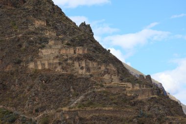 Peru İnka şehri ollantaytambo