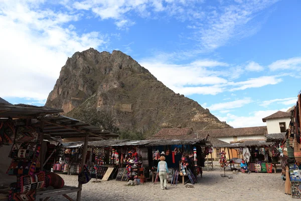 페루 잉카 도시 Ollantaytambo — 스톡 사진