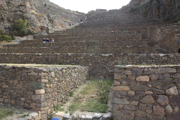 Rovine Inca a Ollantaytambo Perù — Foto Stock