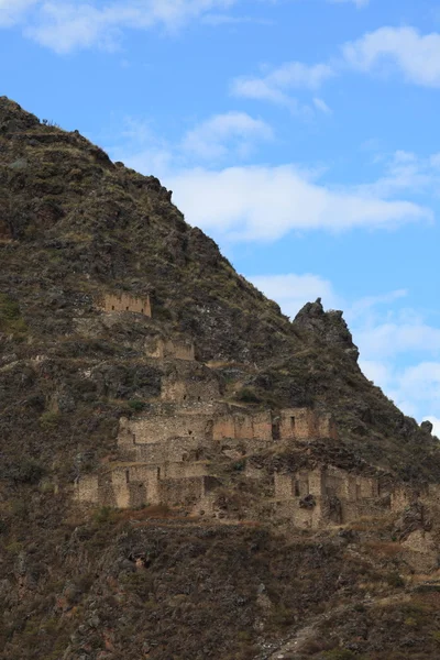 Perù Città Inca Ollantaytambo — Foto Stock