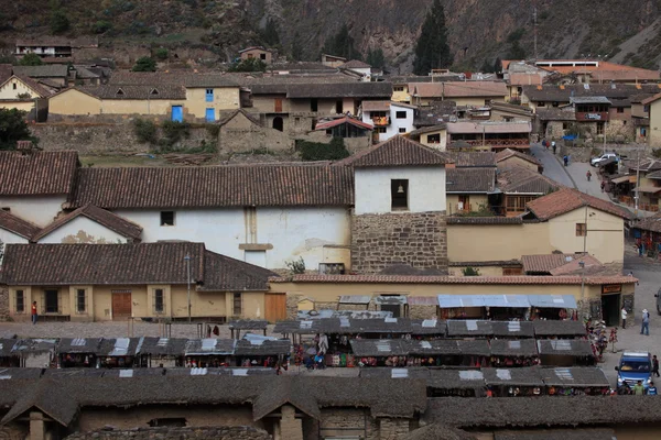 Ollantaytambo miasta Peru Inków — Zdjęcie stockowe