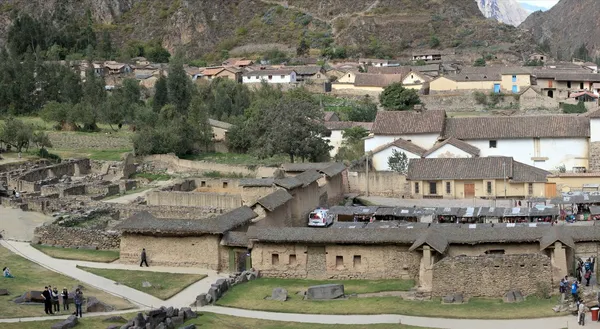 Peru Inka staden ollantaytambo — Stockfoto