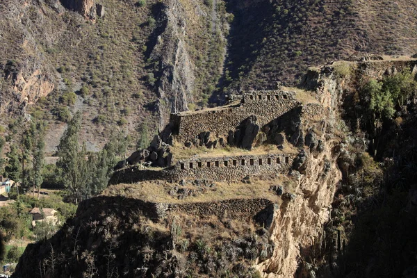 Eski İnka şehri ollantaytambo Peru — Stok fotoğraf