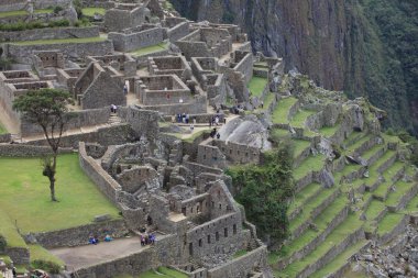 Machu picchu gizli Inca şehir bulutlar