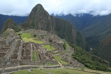 Machu picchu gizli Inca şehir bulutlar