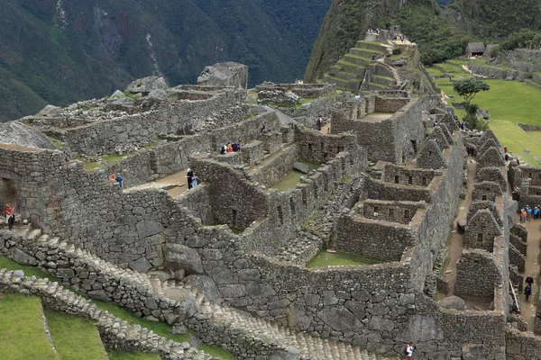 Machu Picchu, inka-byen i skyene – stockfoto