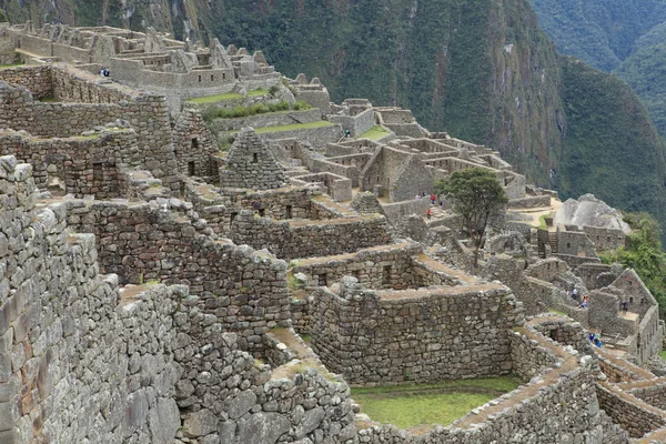 Machu Picchu, inka-byen i skyene – stockfoto