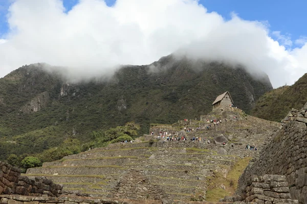 Machu Picchu az inka város a felhőkben — Stock Fotó