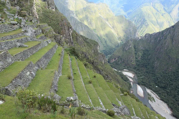 Machu Picchu a cidade inca nas nuvens — Fotografia de Stock