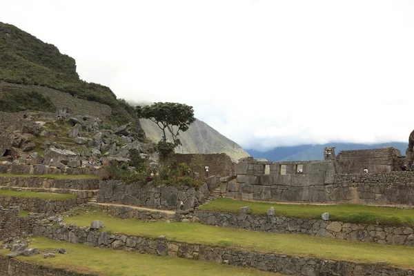 Machu picchu la ciudad inca escondida en los andes — Foto de Stock