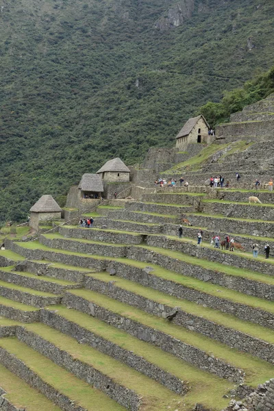 Machu Picchu a rejtett inka város az Andokban — Stock Fotó