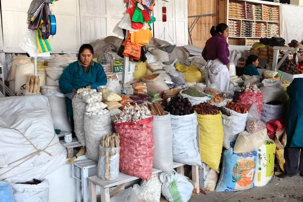 El mercado en cuzco perú —  Fotos de Stock