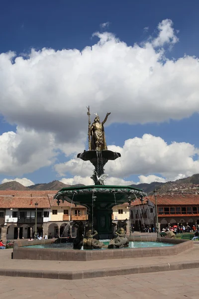 La storica città di cuzco in peru — Foto Stock