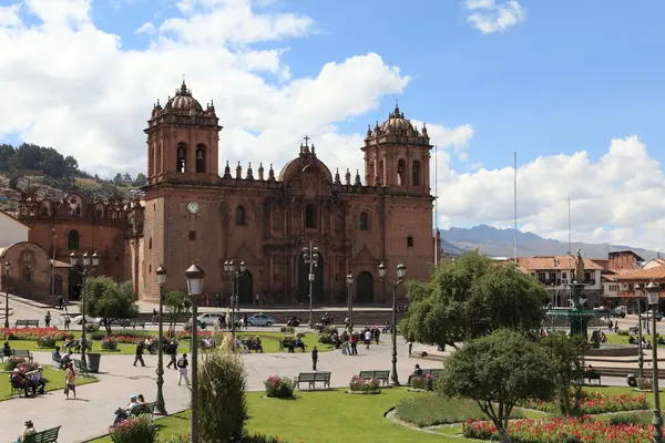 A történelmi város Cuzco, Peru — Stock Fotó