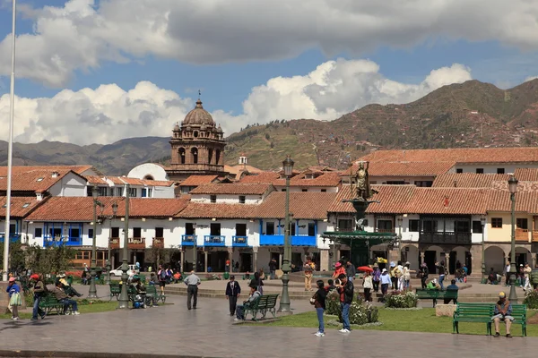 La histórica ciudad de Cusco en perú — Foto de Stock