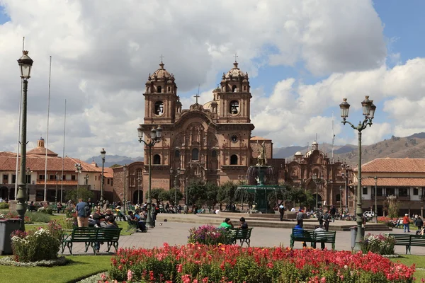 A cidade histórica de cuzco in peru — Fotografia de Stock