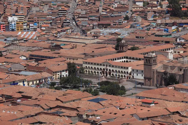 A cidade de cuzco in peru — Fotografia de Stock