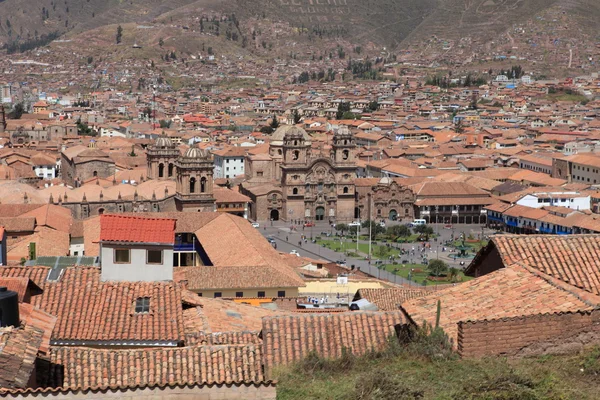 A cidade de cuzco in peru — Fotografia de Stock