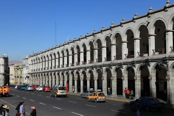 Plaza de armas w arequipa peru — Zdjęcie stockowe