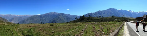 Андійський краєвид з Колка в Перу — стокове фото