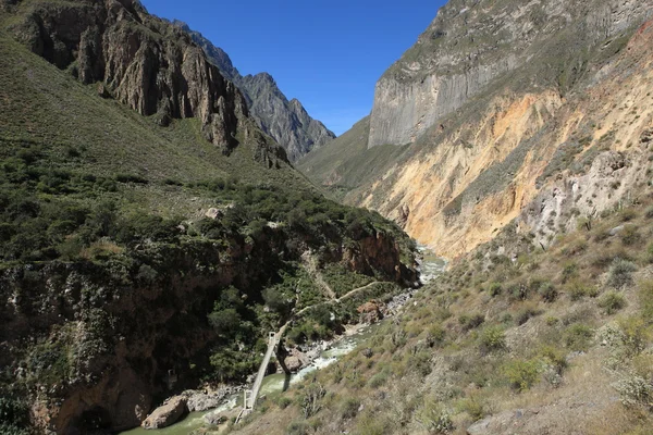 Каньйон Колка в Перу. — стокове фото