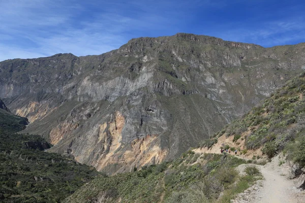 Il paesaggio del canyon di Colca in Perù — Foto Stock