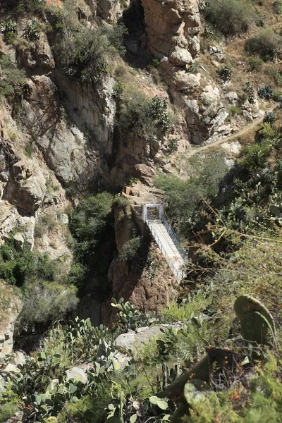 Il paesaggio del canyon di Colca in Perù — Foto Stock