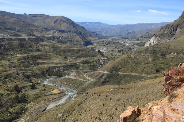 Каньон Колка в Перу — стоковое фото