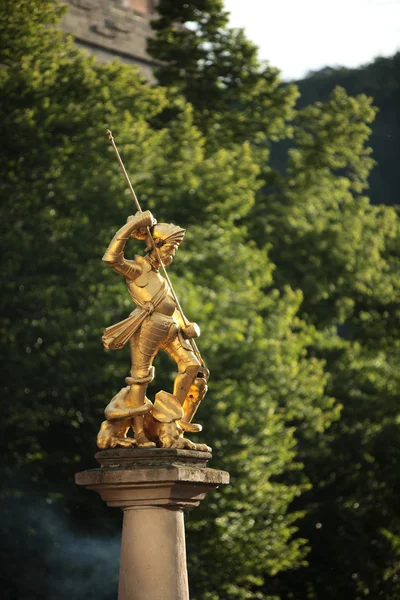 Fuente del mercado Eisenach Alemania — Foto de Stock