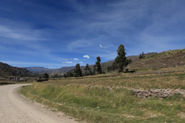 peru andes içinde yatay