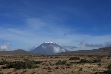 peru andes içinde volkanik alan