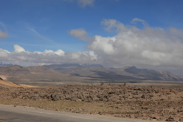 Landskapet i Anderna i peru — Stockfoto
