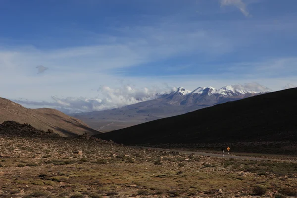 Vulkaniskt område i Anderna i peru — Stockfoto