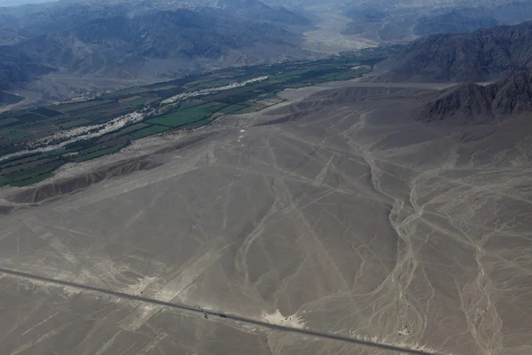 Il deserto di Nazca in Perù — Foto Stock