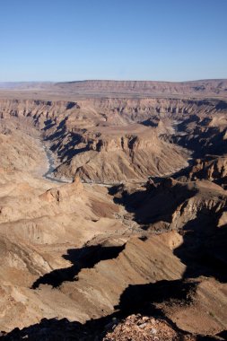 River canyon Namibya balık