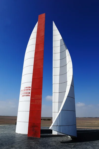 Monumento a Jose de San Martin a Paracas Perù — Foto Stock