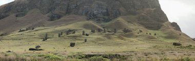 Paskalya adası moai heykeli