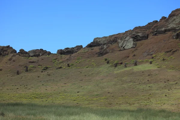 Moais at Easter Island — Stock Photo, Image