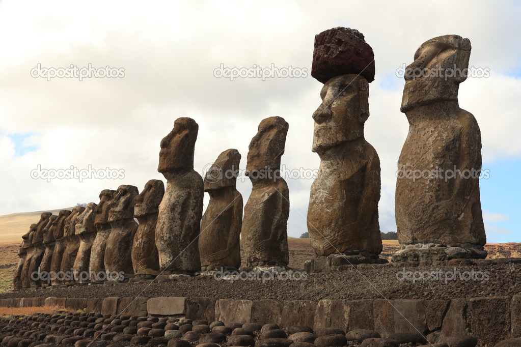 Moais at Easter Island