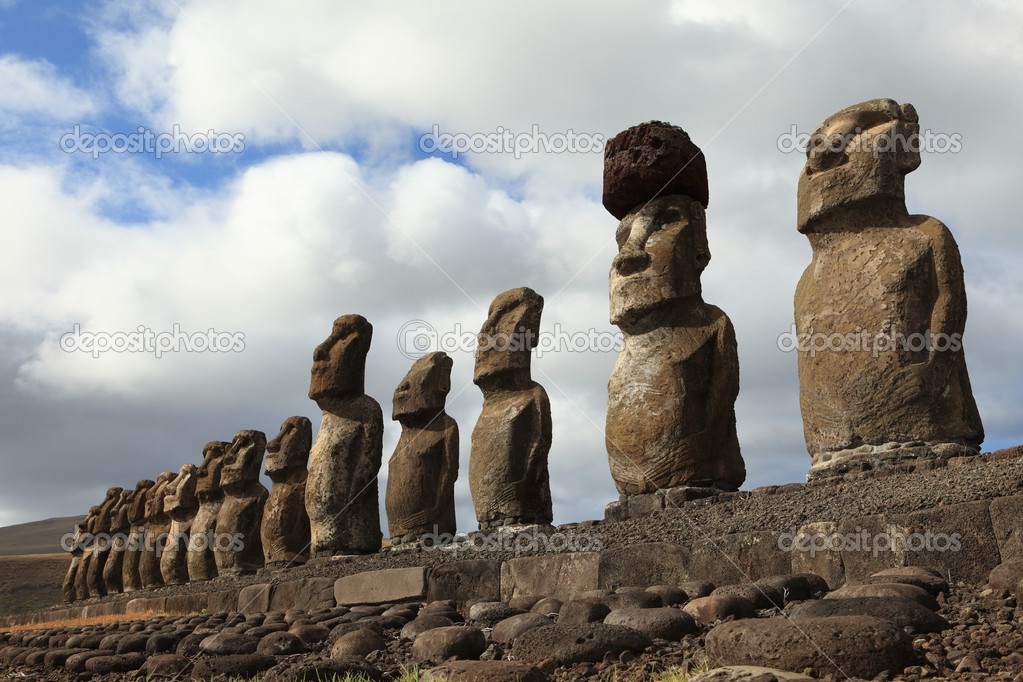 Moais at Easter Island