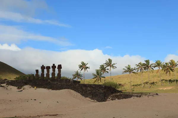 Osterinsel-Moai-Statue — Stockfoto