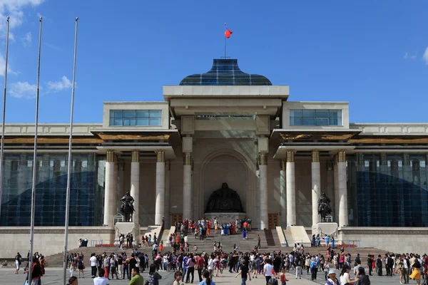 Ulaanbaatar Medborgaremuseum chingghis khaan — Stockfoto