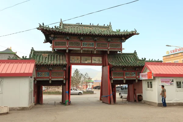 Ulaanbaatar Gandan kloster - Stock-foto