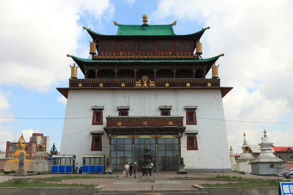 Ulaanbaatar gandan klooster — Stockfoto